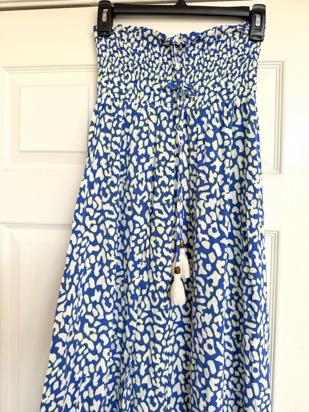 Maaji Enchanted Convertible Skirt Maxi Blue Animal Print M Revolve - Picture 7 of 10